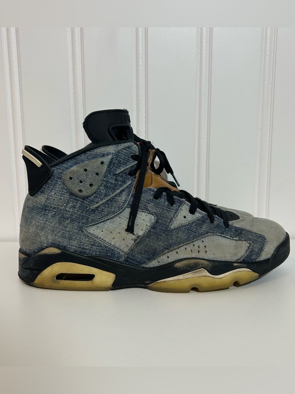 Jordan 6 washed denim blue